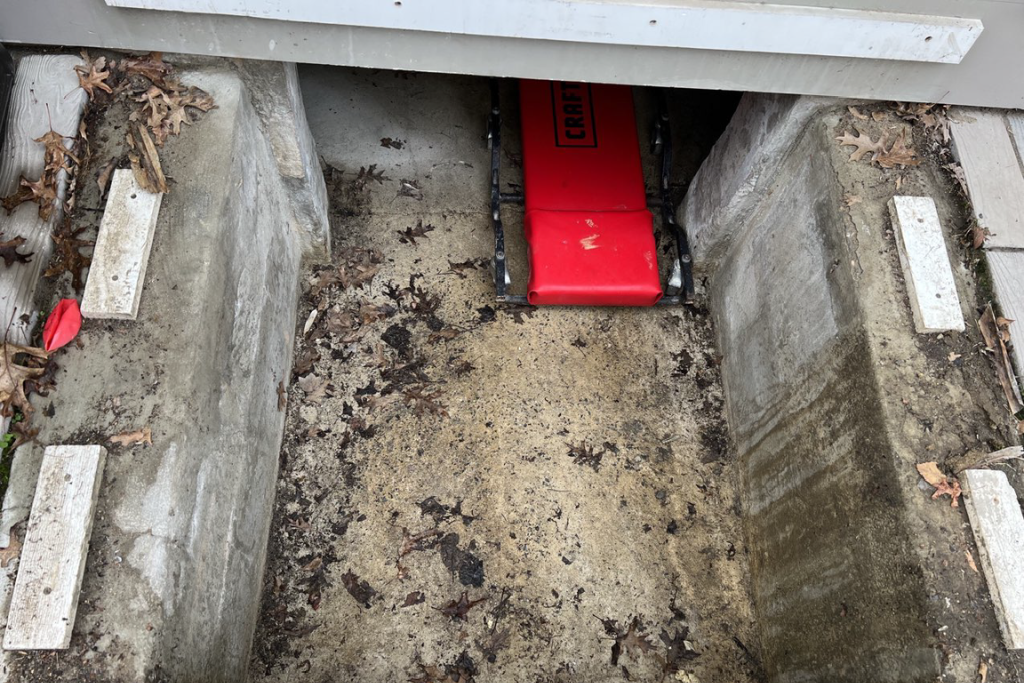 before crawlspace services in point pleasant home