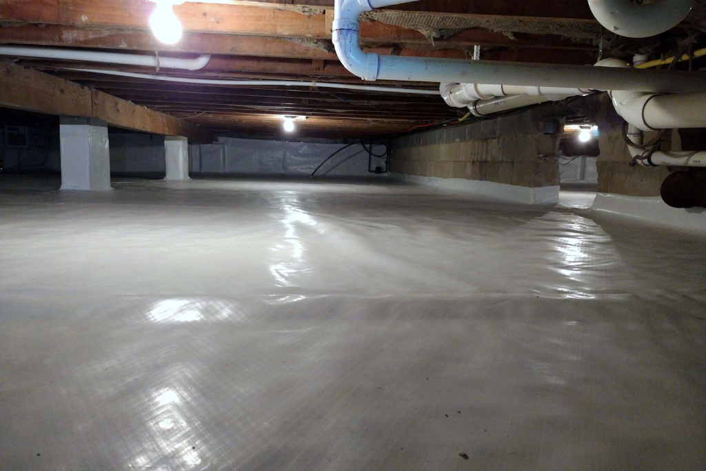 after crawlspace services in point pleasant home